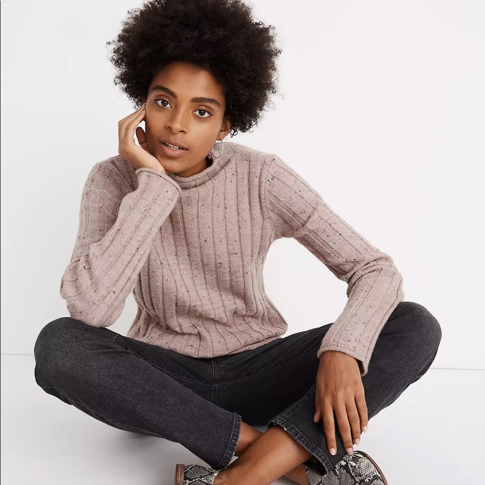 Madewell Donegal Evercrest Turtleneck Sweater